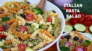 How To Make Zesty Italian Dressing Pasta Salad Classic Italian Pasta Salad Recipe [upl. by Zeitler60]