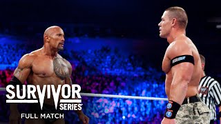 FULL MATCH  John Cena amp The Rock vs The Miz amp RTruth Survivor Series 2011 [upl. by Aguste]