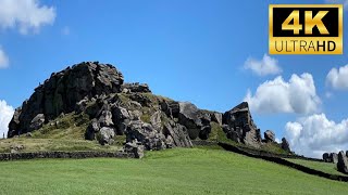 Almscliffe Crag Near Harrogate Otley North Yorkshire UK Ultimate Virtual Walk Tour 4K 🇬🇧 [upl. by Balliol]