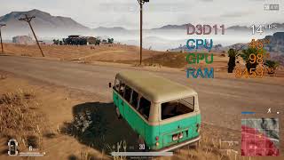 Intel UHD Graphics 610  Intel Pentium Gold G5400  PUBG FPS Test Miramar [upl. by Hairahcez]