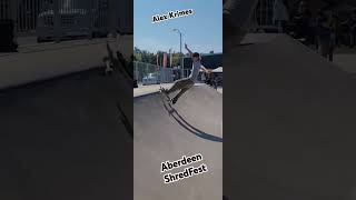 Alex at Aberdeen shredfest skateboarding skatelife skater skateboardingisfun [upl. by Asirac957]