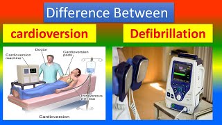 Difference between Cardioversion and Defibrillation [upl. by Tijnar]