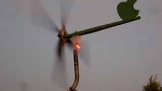 dynohub wind turbine home made sturmey archer [upl. by Ilke679]