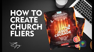 How to Design Church Fliers [upl. by Ynnub]