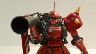 Master Grade Zaku II High Mobility Type ver 20 Johnny Ridden Custom Review [upl. by Cissiee144]