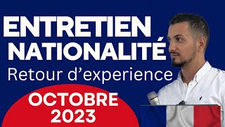 Entretien naturalisation française  retour d’expérience nationalité française [upl. by Nolyar200]