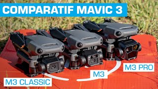 Les DIFFÉRENCES entre le MAVIC 3 CLASSIC MAVIC 3 et MAVIC 3 PRO [upl. by Ahtnahc219]