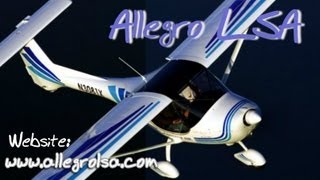 Allegro light sport aircraft from Allegro LSA American made light sport aircraft [upl. by Lucio]