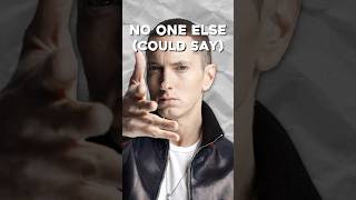 Lyrics ONLY Eminem Could Say [upl. by Yelekalb]