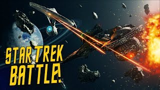 KLINGON ATTACK  STAR TREK AT WAR  Star Trek Empire at War Mod [upl. by Fante]