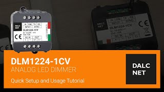 DLM12241CV Analog LED Light Dimmer Installation  Dalcnet [upl. by Garihc]