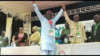 Agboola Ajayi Wins Ondo PDP Primary Sets Stage for November Governorship Election [upl. by Edmee]