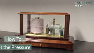 How To Set The Pressure On Your Barograph [upl. by Korns220]