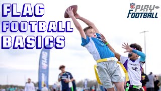 How to Play Flag Football  NFL Flag Football Basics [upl. by Snej]