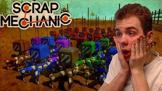 UCIEKAMY PRZED ARMIĄ ZOMBIE ROBOTÓW  SCRAP MECHANIC 255 [upl. by Outlaw674]