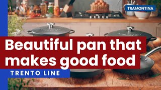 How to get the best out of the Trento cast iron pans with nonstick coating  Tramontina [upl. by Nylannej]