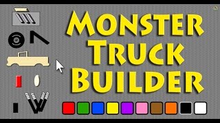 Vids4kidstv  Monster Truck Builder For Kids [upl. by Aihsile224]