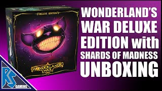 Unboxing  Wonderlands War with Shards of Madness Expansion  Druid City Games [upl. by Mellette]