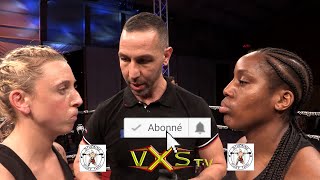 ANGERVILLE Annaelle vs GONGORA Emma By VXS au DIVONNE MUAY THAI Challenge 3 [upl. by Ellerihs]