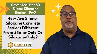 How Are Silane Siloxane Concrete Sealers Different From Silane Only Or Siloxane Only Products [upl. by Auhsoj604]