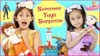 Anantya amp Anaya Unboxing SUMMER TOYS Surprise  Flipkart Playtime  MyMissAnand ToyStars [upl. by Babs]