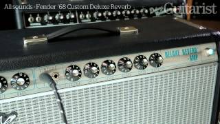 Fender 68 Custom Deluxe Reverb vs 65 Deluxe Reverb reissue amp review demo [upl. by Onofredo]