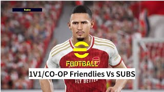 Using New quotLBCquot Tactics ⚽efootball Friendlies vs SUBS🔴efootball LIVE [upl. by Briggs]