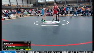 Cadet 152 Justin Legg Washington Vs Cael Brunson Oregon [upl. by Yromem]