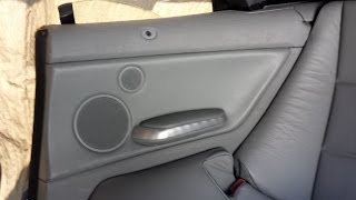 How to remove rear panel off BMW E46 3Series Convertible models [upl. by Einahpts]