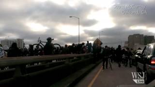 Trayvon Rally Shuts Down Oakland Freeway  Trayvon Martin Protest [upl. by Waters]