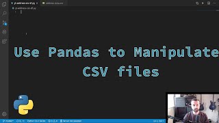 Python CSV files  with PANDAS [upl. by Kciredec]