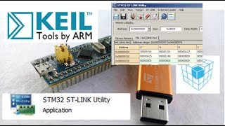 Stm32 programming with STM32 ST LINK utility step by step [upl. by Rosanne]