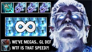 SUPER GOD Max Attack Speed 1000 LH Disperser  3x Moon Shard Zeus vs Ursa Late 200k DMG WTF Dota 2 [upl. by Nwahsat]