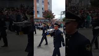 Puente Sobre el Rio Kwai  Banda de Guerra Escuela de Suboficiales FAC Desfile 20 de Julio 2022 [upl. by Nyra]