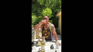 Dwayne Johnson Makes the Teremana Tequila ‘Strawberry Manarita’ Cocktail [upl. by Kindig]