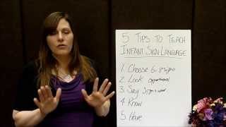 5 Tips to Teach Infant Sign Language [upl. by Andros]