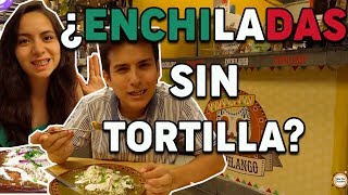 CONOCE las ENCHILADAS sin TORTILLA  Enchilango [upl. by Nyllewell777]