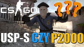 USPS vs P2000 KTÓRY PISTOLET JEST LEPSZY  CSGO  Poradnik [upl. by Llenra]