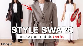 STYLE SWAPS to Improve Your Outfits feat Fabrique Review AD [upl. by Varin517]