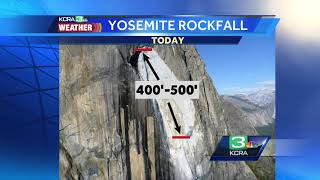 What causes rockfalls like the deadly one in Yosemite [upl. by Middendorf]