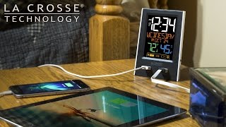 C86224 Alarm Clock Charging Station with 2 USB Ports [upl. by Arras]