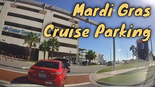 Carnival Mardi Gras Parking Process At Port Canaveral [upl. by Nattie]