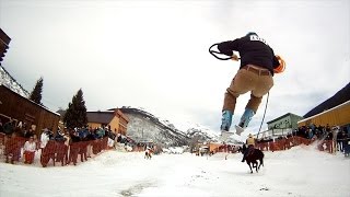 GoPro Skijoring In Colorado [upl. by Alake427]