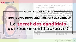 Note de synthèse 15  le secret des candidats qui réussissent l’épreuve [upl. by Odlaumor955]