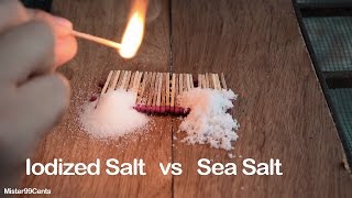 Iodized Salt vs Sea Salt  Part 2 Most Amazing Video [upl. by Sivra510]