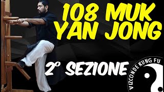 UOMO DI LEGNO WING CHUN  108 MUK YAN JONG  2 Sezione  Vizconde Kung Fu [upl. by Rheba]