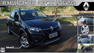 RENAULT SANDERO STEPWAY 16 16V SCe  Detalhes e falhas do modelo [upl. by Ainak]