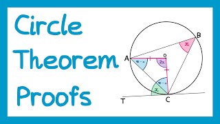 Circle Theorem Proofs  GCSE Higher Maths [upl. by Stortz]