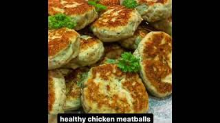 Tastingwithsusu  Healthy chicken meatballs  RECIPE IN 🇬🇧 🇩🇰 amp 🇵🇸 [upl. by Pavier]