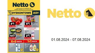 Gazetka Netto PL  01082024  07082024  Artykuły spożywcze [upl. by Leanor]